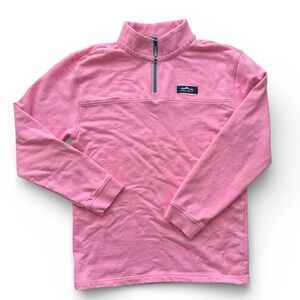 Lauren James Pink Quarter-Zip Pullover - Size L